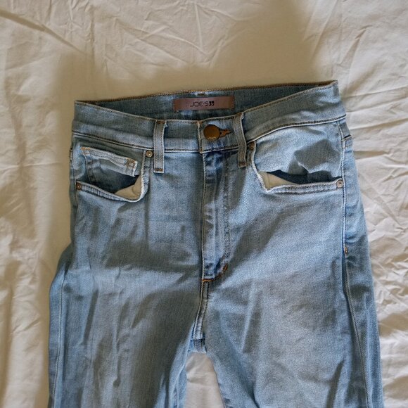 Joe's Jeans High Rise  Straight Ankle Jeans in Alifan Light Wash 26 or 2 - Picture 7 of 8